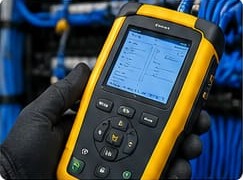 Handheld cable certification tester